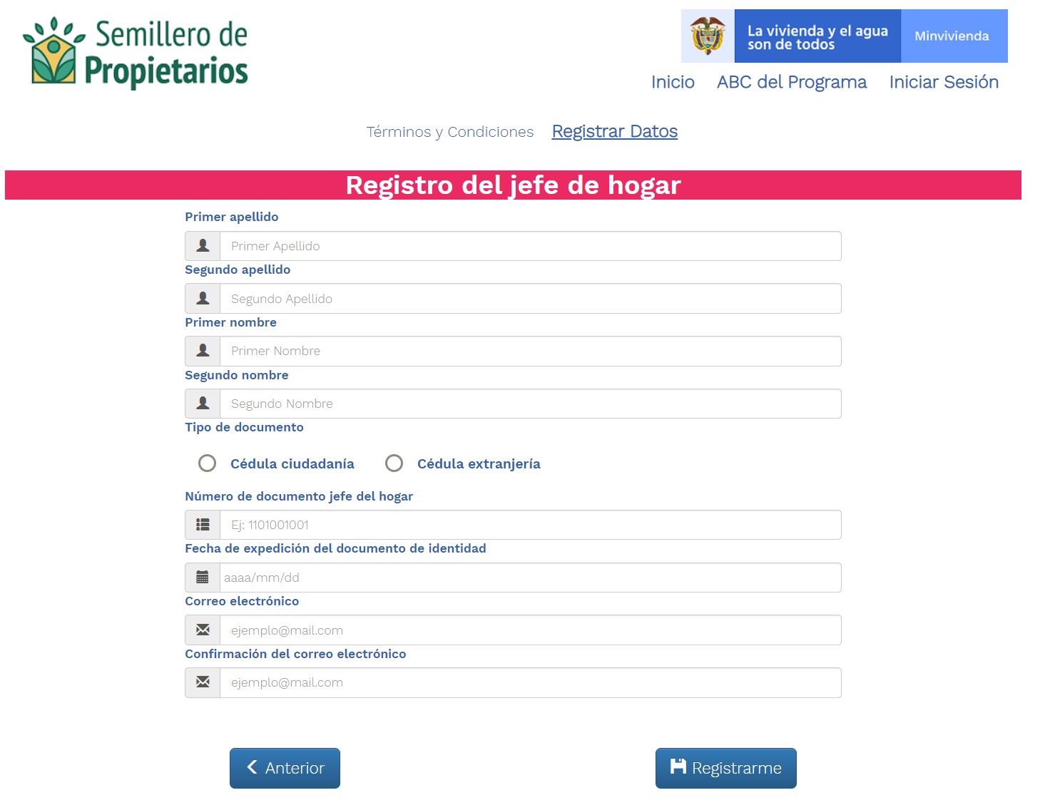 semillero de propietarios